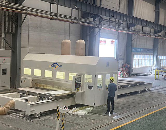 Large Size 5 axis composite panel processing CNC Router with 5 axis Saw blade